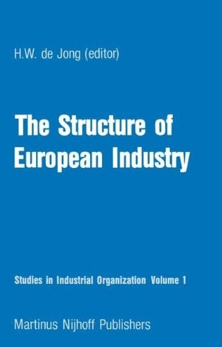 The Structure of European Industry (Population and Community Biology Series)
