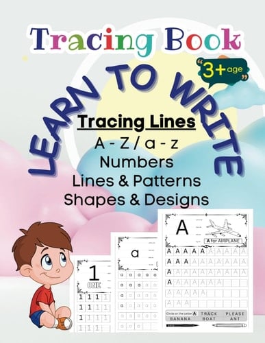 ABCD Letter Tracing, Learn-to-Write Practice Book for Preschoolers Kids | Capital & Small Letters, Numbers, Lines & Patterns, Shapes & Designs | Best ... Practice Book for Preschoolers Kids