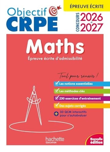 Maths Epreuve écrite d'admissibilité