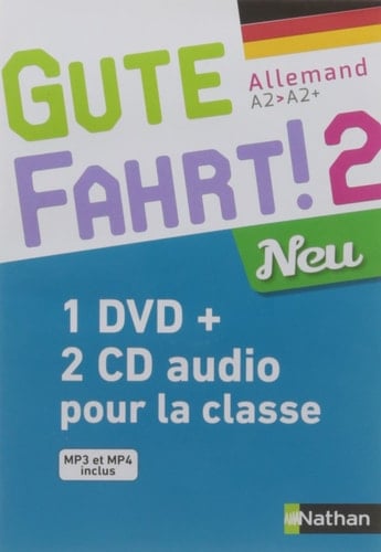 Gute Fahrt 2 Neu Coffret CD + DVD classe 2017
