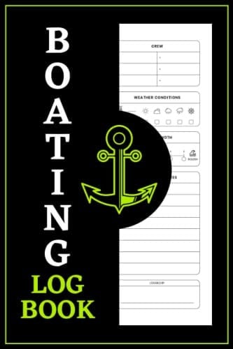 Boating Log Book , ship log book sample: Captains Skippers Log Book To Record Trip Information , (Houseboats ,Trawlers , Sailboats ,Houseboats) , Boat ... captain's log book , sailing boat Gift .
