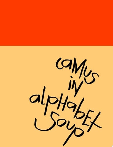 Madding Mission "Camus In Alphabet Soup" Jotter Book