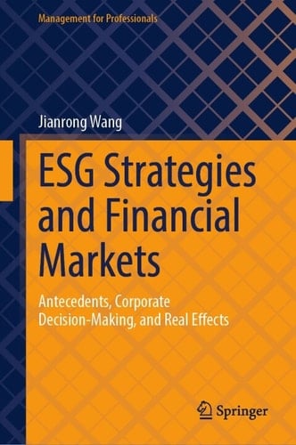 ESG Strategies and Financial Markets