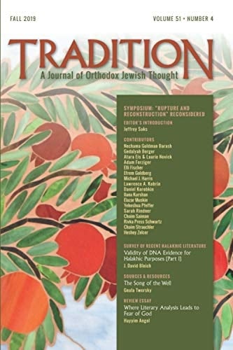 Tradition A Journal of Orthodox Jewish Thought