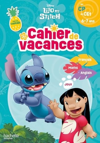 Cahier de vacances Lilo et Stitch Du CP au CE1