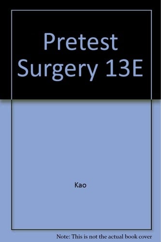 SURGERY PRETEST SELF-ASSESSMENT AND REVIEW (IE)