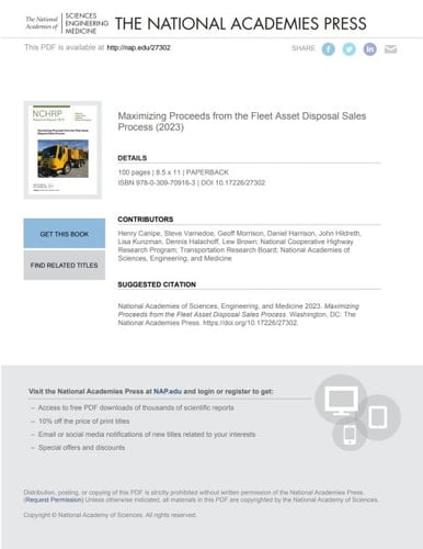 Maximizing Proceeds from the Fleet Asset Disposal Sales Process
