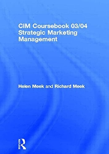 Strategic Marketing Management Planning and Control, 2003-2004