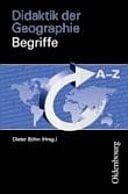 Didaktik der Geographie - Begriffe