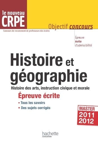 Histoire et géographie histoire des arts, instruction civique et morale