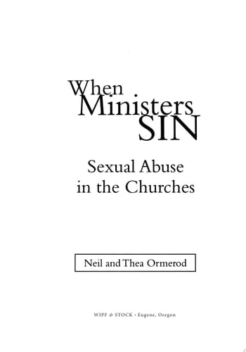 When Ministers Sin