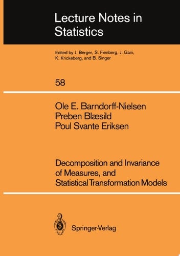 Decomposition and Invariance of Measures, and Statistical Transformation Models