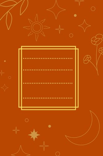 BOHO notebook / Bohemian Notebook / Minimalist Notebook / lined notebook / Boho Notebook