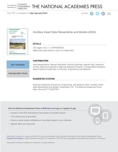 Ancillary Asset Data Stewardship and Models