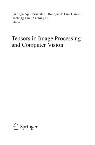 Tensors in Image Processing and Computer Vision