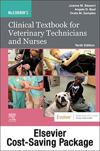 McCurnin's Clinical Textbook for Veterinary Technicians and Nurses Textbook and Workbook Package