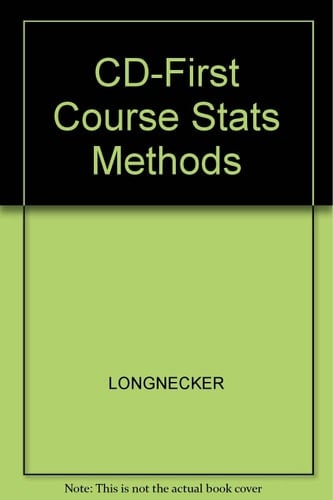 Book-Specific CD-ROM for Ott/Longnecker's A First Course in Statistical Methods