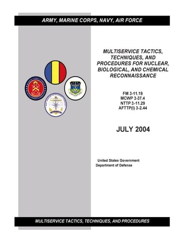 FM 3-11. 19 MCWP 3-37. 4 NTTP 3-11. 29 AFTP (I) 3-2. 44 Multiservice Tactics, Techniques, and Procedures for Nuclear, Biological, and Chemical Reconnaissance July 2004