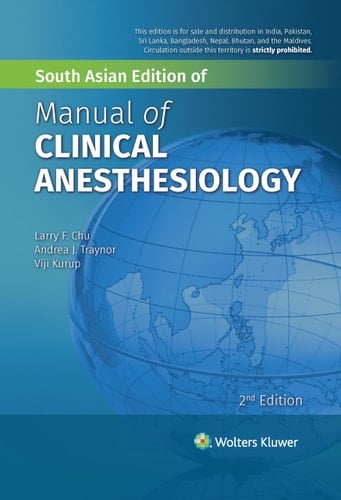 MANUAL OF CLINICAL ANESTHESIOLOGY