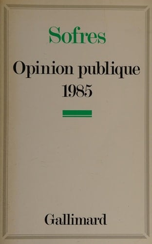Opinion publique 1985