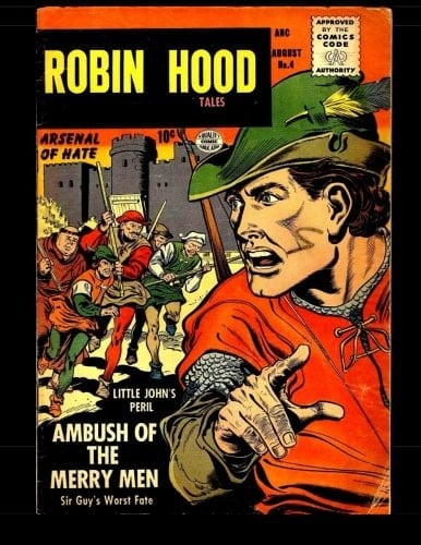 Robin Hood Tales #4 Exciting Adventures 1956