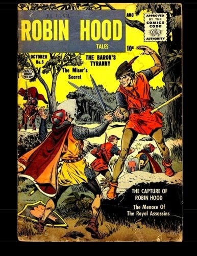 Robin Hood Tales #5 Exciting Adventures 1956