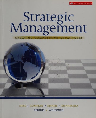 Strategic Management Creating Competitive Advantages