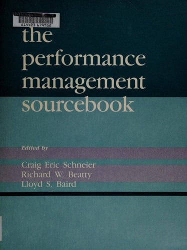 The Performance management sourcebook