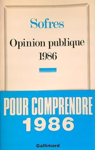 Opinion publique 1986