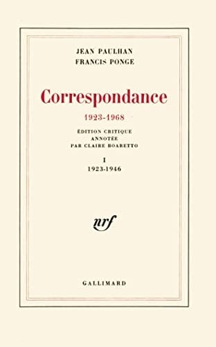 Correspondance: (1923-1968)-1923-1946 (1)