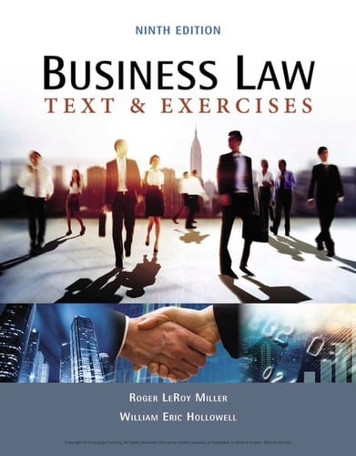 Business Law: Text & Exercises