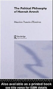 The Political Philosophy Of Hannah Arendt