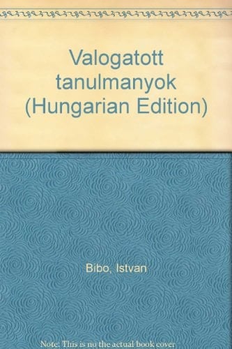 Válogatott tanulmányok 1971-1979