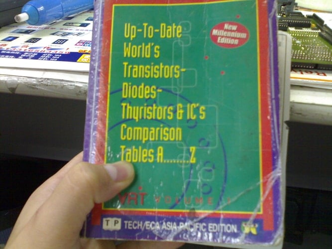 Up to Date World's Transistor-Diodes and Ic's Comparison Tables A-Z