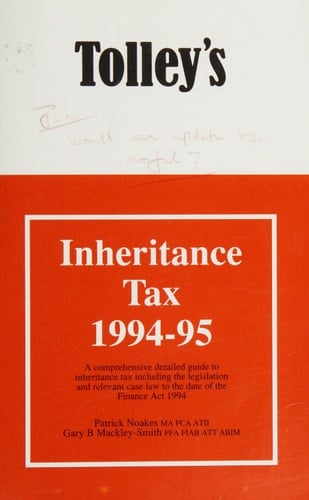 Tolley's Inheritance Tax 1994-95