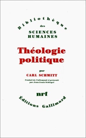Théologie politique 1922, 1969