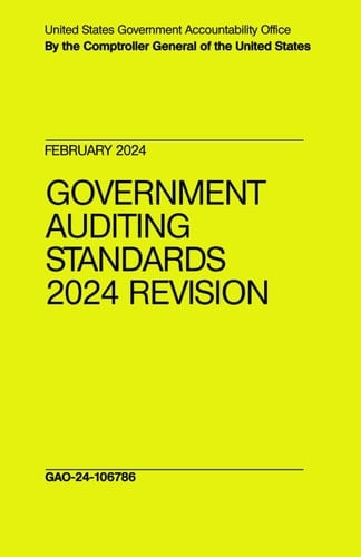Government Auditing Standards 2024 Revision: Pocket Size - Large Text