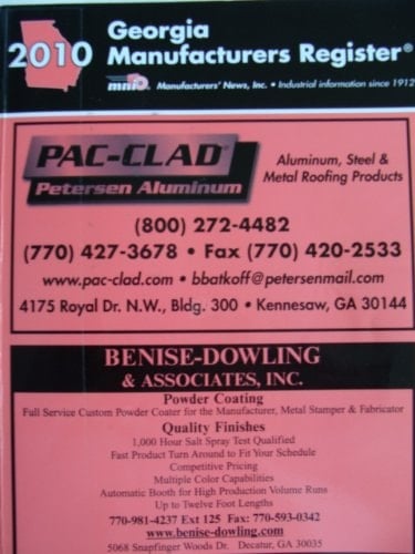 2010 Georgia Manufacturers Register