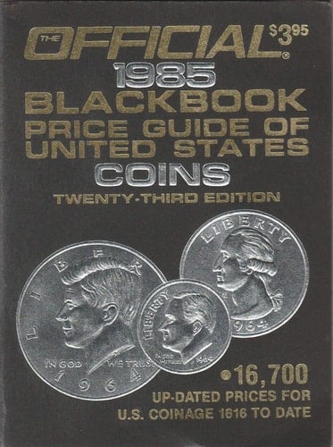 Official 1985 Black Book, U S Coins