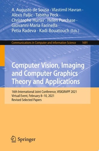 Computer Vision, Imaging and Computer Graphics Theory and Applications