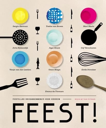 Feest! feestelijke driegangenmenu's voor iedereen