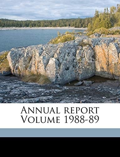 Annual report Volume 1988-89