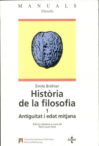 Història de la filosofia. Vol. 1. Antiguitat i edat mitjana