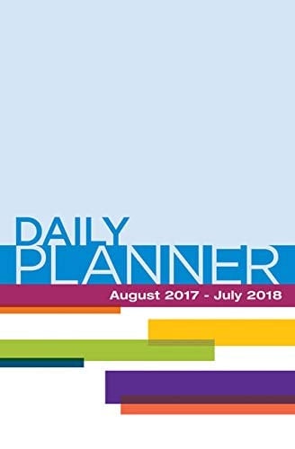 Daily Planner August 2017- July 2018