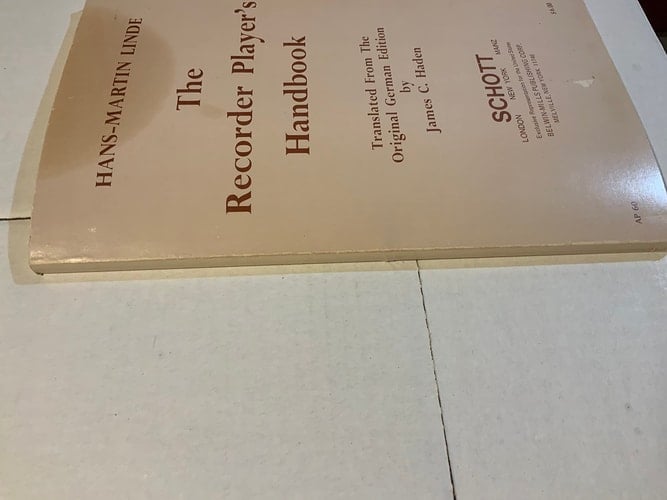 Recorder Player's Handbook