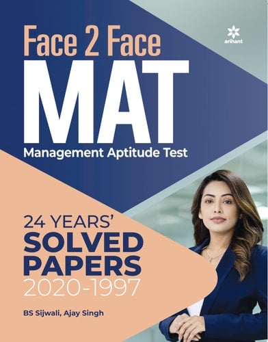 Face To Face MAT With 24 Years Solved Papers 2021