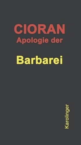 Apologie der Barbarei frühe Aufsätze 1932-1941