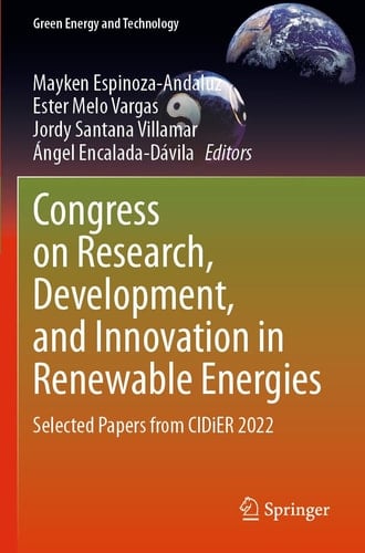 Congress on Research, Development, and Innovation in Renewable Energies Selected Papers from CIDiER 2022