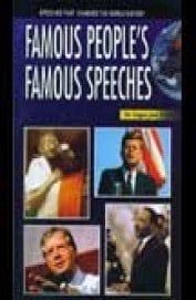 Famous People's Famous Speeches Speeches that Changed the World History