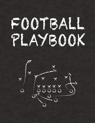 Football Playbook 8.5" X 11" Notebook for Drawing Up Football Plays and Creating a Playbook and Other Notes